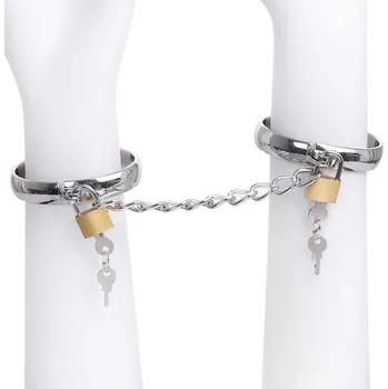 OhMama Fetish Metal Hands Cuffs
