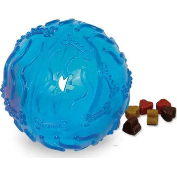 Hračka pro psa Nobby TRP Snack Ball plnící hračka velká 10cm modrá