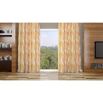Orbytex Zatemňovací závěs hotový - dřevo žluté Rozměry: Š/V 145x180 (1ks), Vršek závěsu: ŘASÍCÍ STUHA