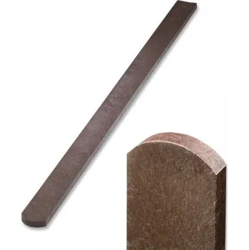 Plotovka Plotovka recyklát hnědá půlkulatá 21x78 mm x různé délky Délka v mm:: 1200 mm