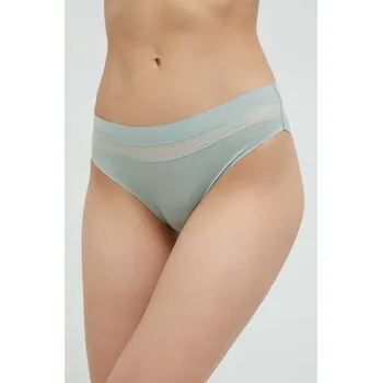 Kalhotky Dámské kalhotky QF6048E 5G0 mátová - Calvin Klein mátová S