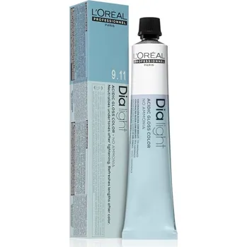 Barva na vlasy L’Oréal Professionnel Dia Light permanentní barva na vlasy bez amoniaku odstín 9.11 50 ml