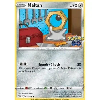 Karetní hra PGO 045/078 Meltan - Pokémon GO Stav: Near Mint, Verze: REVERSE HOLO
