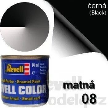 Modelářská barva 32108 - Černá 14ml (Black) 8