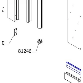 Náhradní díl - pant (dolní) k TOPP 81246