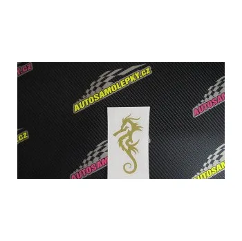 Samolepící dekorace SAMOLEPKA Mořský koník 001 levá (10 - červená) NA AUTO, NÁLEPKA, FÓLIE, POLEP, TUNING, VLASTNÍ TEXT, TISK, AUTOSAMOLEPKY.cz, POLEPY, OBRÁZEK, LOGO, SAMOLEPKY