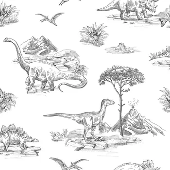 Tapeta Vliesová tapeta na zeď, Dinosauři 139269, Forest Friends, Esta