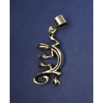 Přívěsek Ještěrka orientovaná na jednu stranu - stříbrný přívěsek