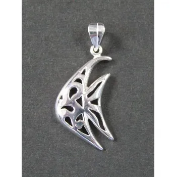 Přívěsek Stylizovaná ryba - stříbrný přívěsek