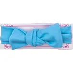 Dívčí čelenka s uzlem modrá