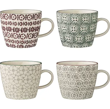 BLOOMINGVILLE Set 4 hrnků KARINE s uchem 300 ml 21100605