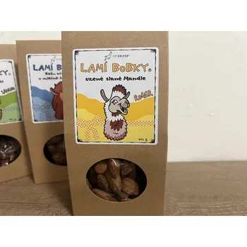 Bonbon Lamí bobky Uzené slané mandle ROGER 90g