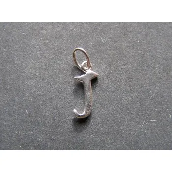 Přívěsek Stříbrný přívěsek - písmenko J