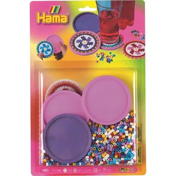 Dětské navlékací korálky Zažehl. korálky MIDI-Set s podšálky