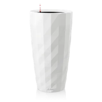 Květináč LECHUZA DIAMANTE (kompletní set) Barva: Bílá