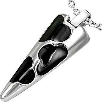 Přívěsek Ocelový přívěsek ve tvaru protáhlého trojúhelníku