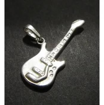 Přívěsek Malá kytara - přívěsek ze stříbra