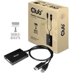 Club3D Adaptér aktivní DisplayPort na Dual Link DVI-D, USB napájení, 60cm, HDCP ON