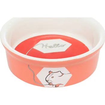 Miska pro psa Keramická miska TRIXIE Hello Comic pro morčata 11cm (240ml) (MIX BAREV)