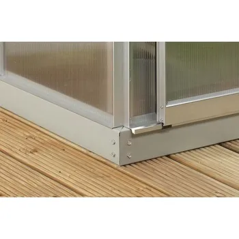 Skleník Základový rám Vitavia 6500 6 cm eloxovaný hliník