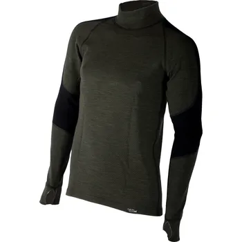 Pánské tričko MERINO triko dlouhý rukáv .pánské .3XL .khaki