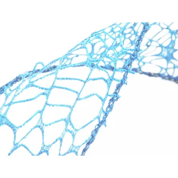 Stuha Stuha dekorační, spider, barva světle modrá, 5 cm, návin 9,1m/bal.