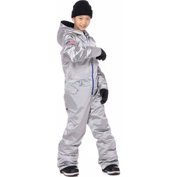 686 kombinéza - Boys Shazam One-Piece Silver Metallic (SLVR) velikost: XL