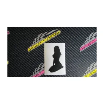Polep vozidla Erotická žena 032 levá (17 - šedá) SAMOLEPKA NA AUTO, NÁLEPKA, FÓLIE, POLEP, TUNING, VLASTNÍ TEXT, TISK, AUTOSAMOLEPKY.cz, POLEPY, OBRÁZEK, LOGO, 3D STICKERS