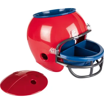 Karnevalový doplněk ERNESTO® Nádoba na snack ve tvaru helmy (červená)