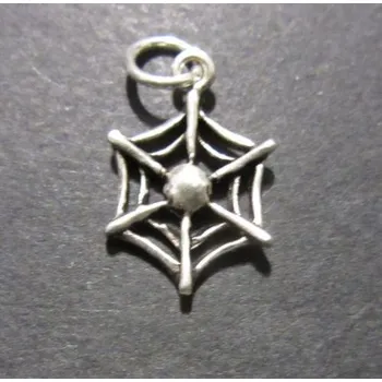 Přívěsek Malá pavučina - stříbrný přívěsek