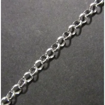 Řetízek Kroužkový řetízek - stříbrný - 17cm