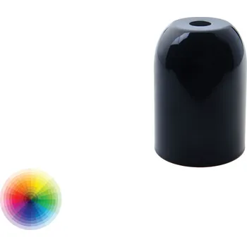 Objímka na žárovku Kryt na objímku kovový tubus, barevný LU, pro E14