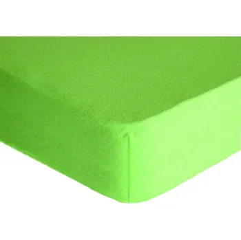 Prostěradlo froté 70x140cm zelené Premium - 70x140cm