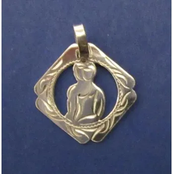 Přívěsek Znamení Blíženci (v kosočtverci) - stříbrný přívěsek