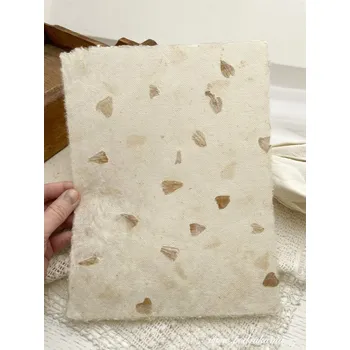 Umělecký papír Sapaimport Morušový ruční papír A4 s přírodním okrajem 03 Velikost: 21x28 cm