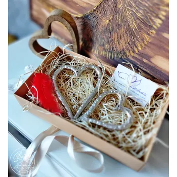 Svatební dekorace Srdce z lásky - sada 2ks KřídlAndělů