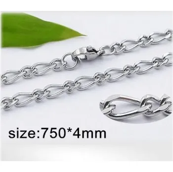 Řetízek Ocelový náhrdelník - Hmotnost: 16.3 g, 750*4mm