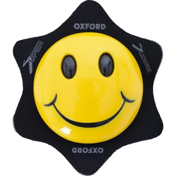Motocyklový chránič kolene a holeně Slidery OXFORD Smiley (žluté)