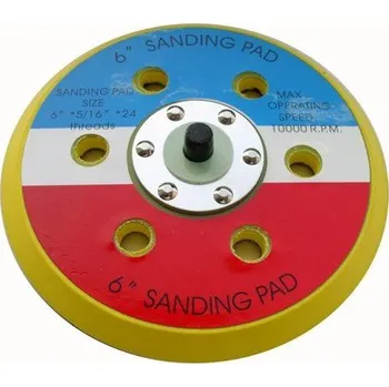 Brusný kotouč Podložný talíř pro výseky na suchý zip D 125x10 mm - 0 děr