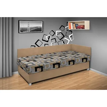 Postel Nabytekmorava Válenda s úložným prostorem Emanuel barva čalounění: Béžová/ Mega 023 béžová