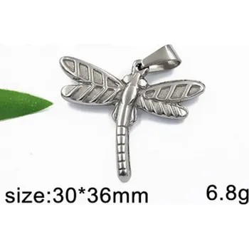 Přívěsek Vážka 30x36mm - ocelový přívěsek