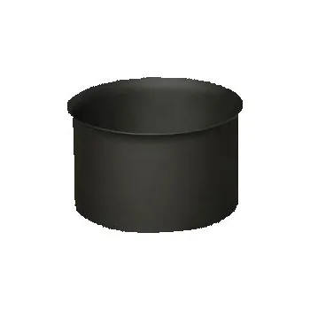 Kouřovod zděř kouřová 125mm t.1,5mm ČER