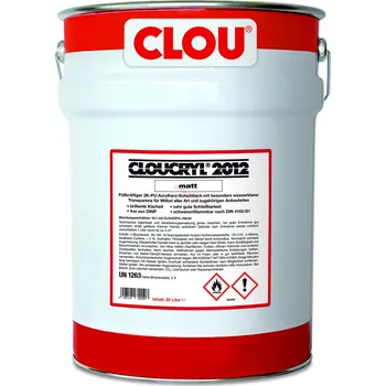 Lak na dřevo Clou CLOUCRYL 2012 GLZD ( Lak na dřevo lesklý) Balení: 5L + dárek k objednávce nad 1000Kč