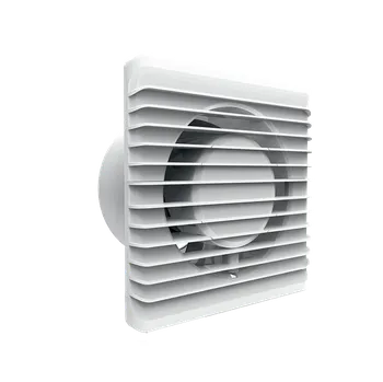 Domácí ventilátor ORNO Ventilátor WL 3200-100MM-PS - koupelnový ventilátor 100mm s mřížkou, napájecím kabelem s vidlicí do zásuvky 230V a vypínačem, barva bílá, tichý provoz