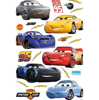 Dětská samolepka na zeď DK 1728, Disney, Cars, AG Design