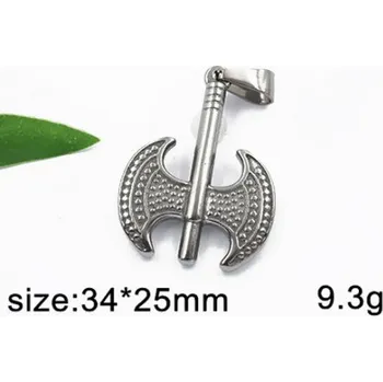 Přívěsek Oboustranná sekera - ocelový přívěsek