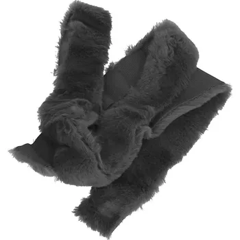 9F9396, Umělá kožešina-textilie, černá, 4cmx1,5m