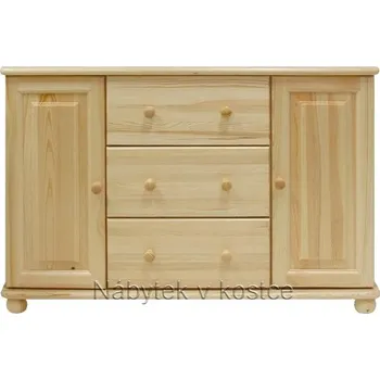 Komoda Komoda z masivu Šumava KN43 Barevné provedení: Ořech - hl. 42 cm
