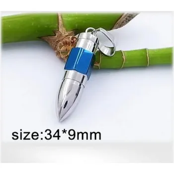 Přívěsek Patrona s modrým pruhem - ocelový přívěsek