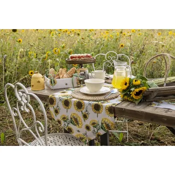 Dřevěný půlkruhový košík s jutovými uchy - 40*29*10 cm